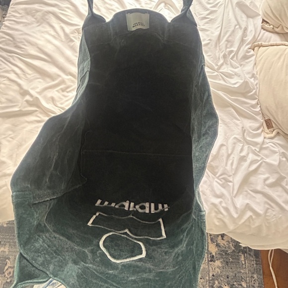 Isabel Marant Large Yenky Tote Green - Picture 3 of 3